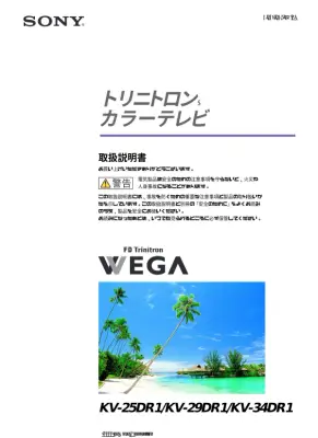 トリニトロンテレビ取扱説明書