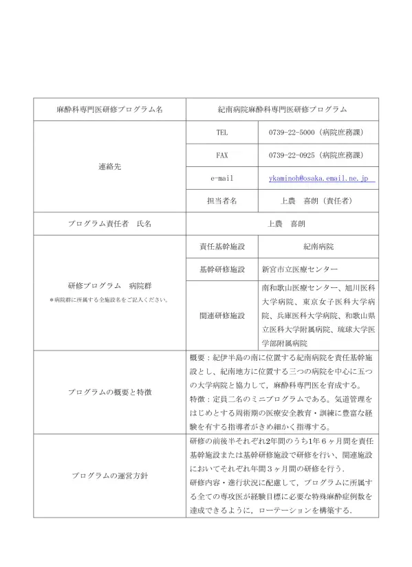 研修プログラム モデル例
