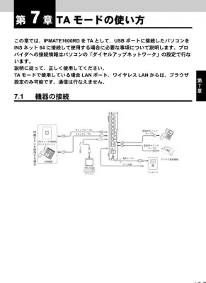 IPMATE1600RD TAモード設定ガイド