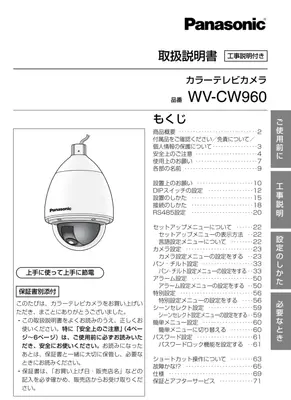 WV-CW960カラーテレビカメラ取扱説明書
